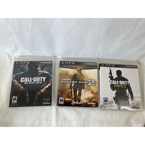 Call of Duty Black Ops, Modern Warefare 2 & 3 All Complete CIB Tested & Work!